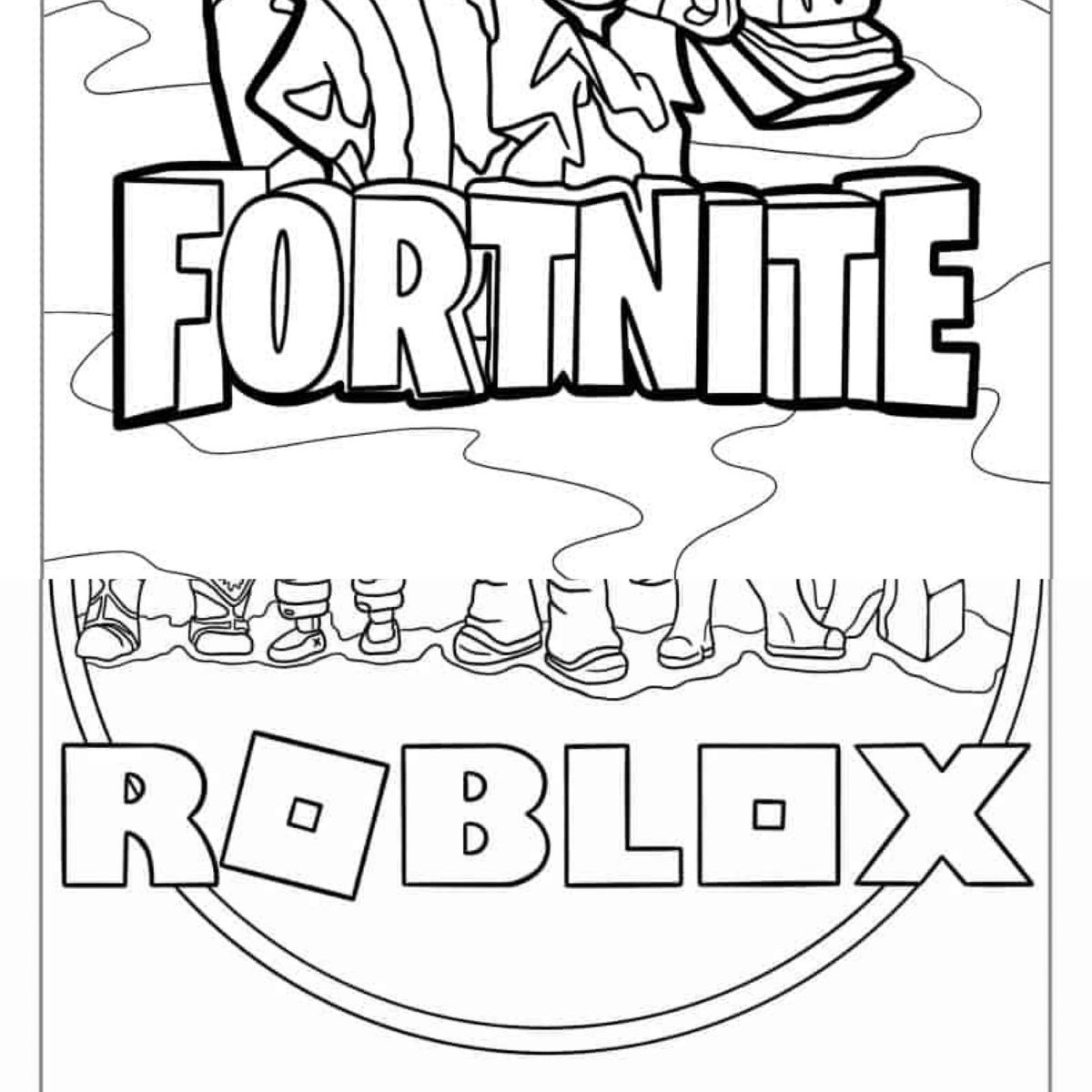 Fortnite versus Roblox night