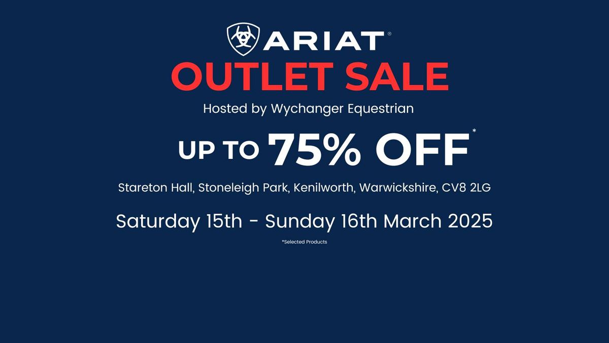 Ariat Outlet with Wychanger - Stoneleigh Park