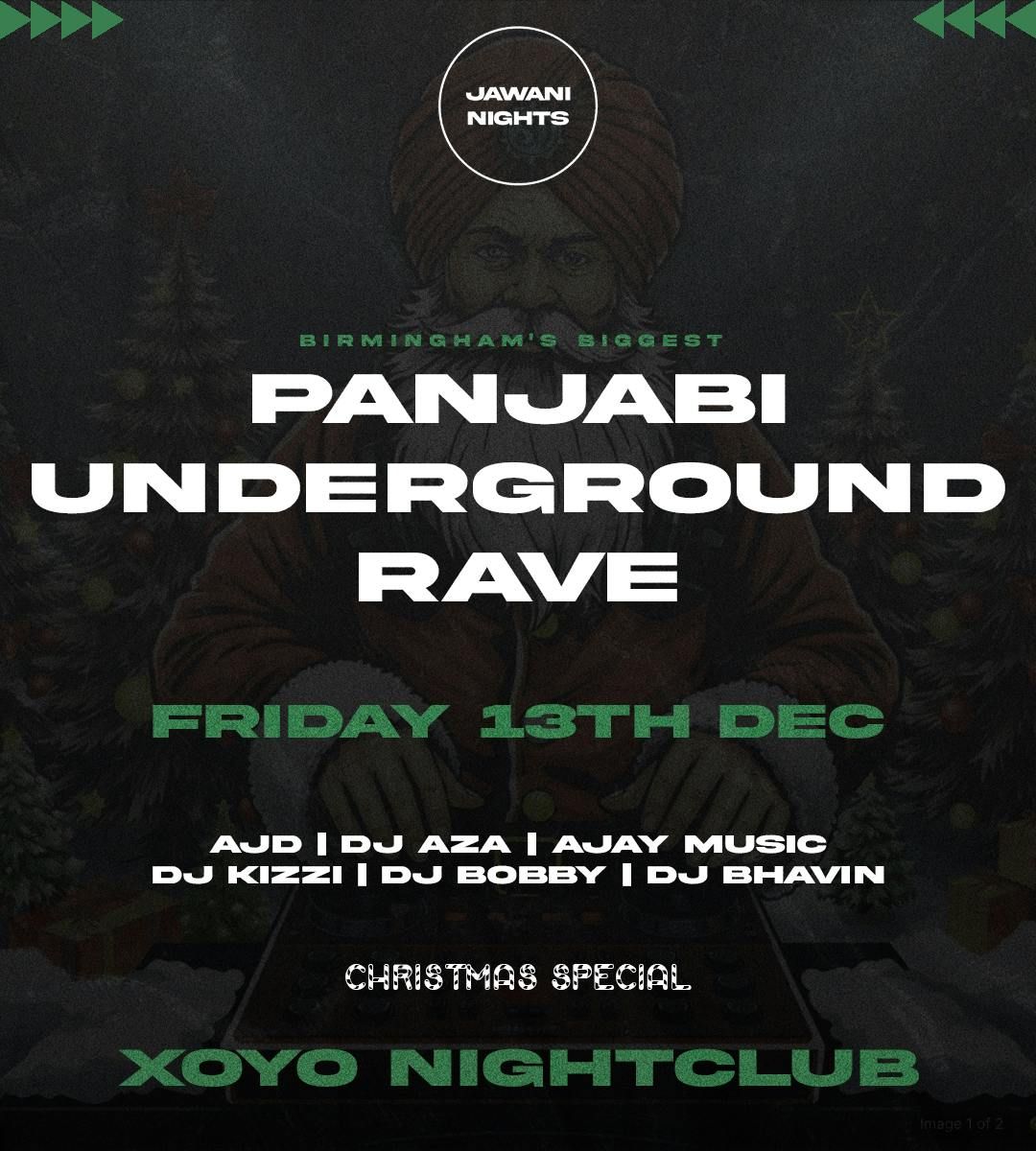 Panjabi Boiler Room Rave Christmas Special - Jawani Nights [FINAL 20 TICKETS]