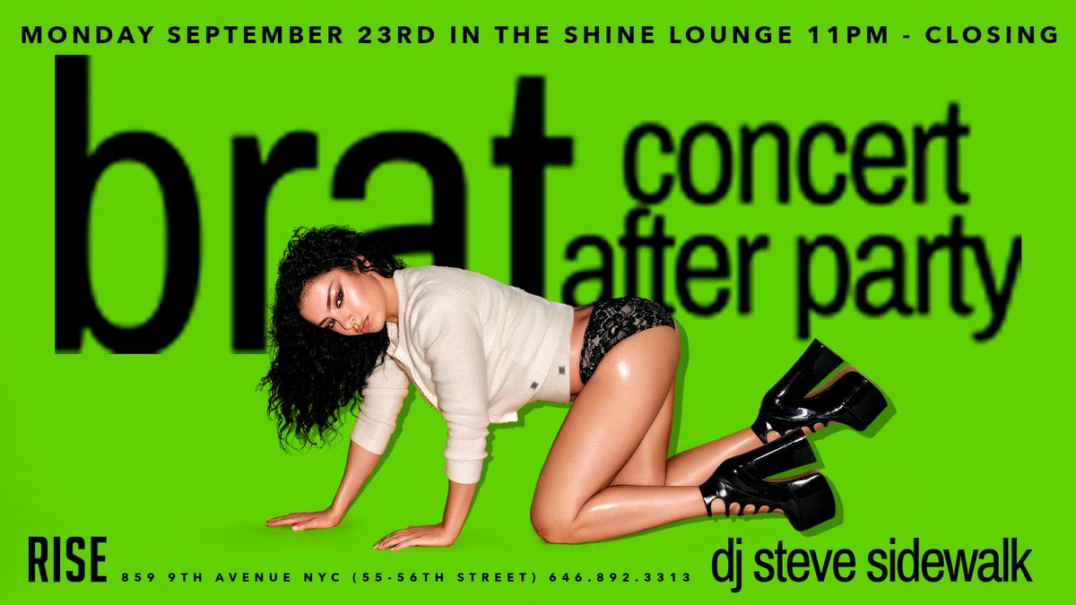 Brat Concert After Party at Rise