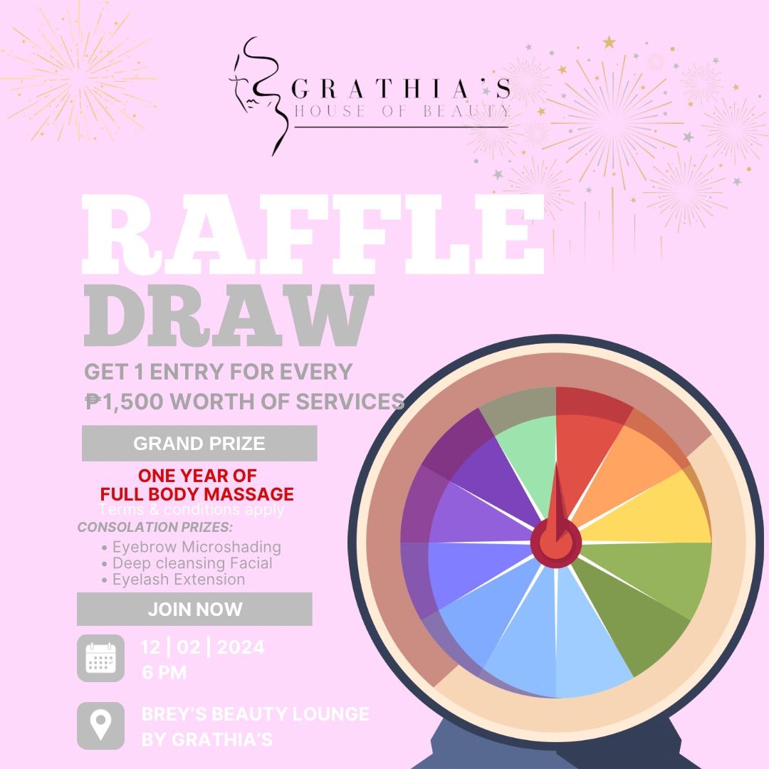 Join Grathia\u2019s House of Beauty Raffle Draw\ud83c\udf32