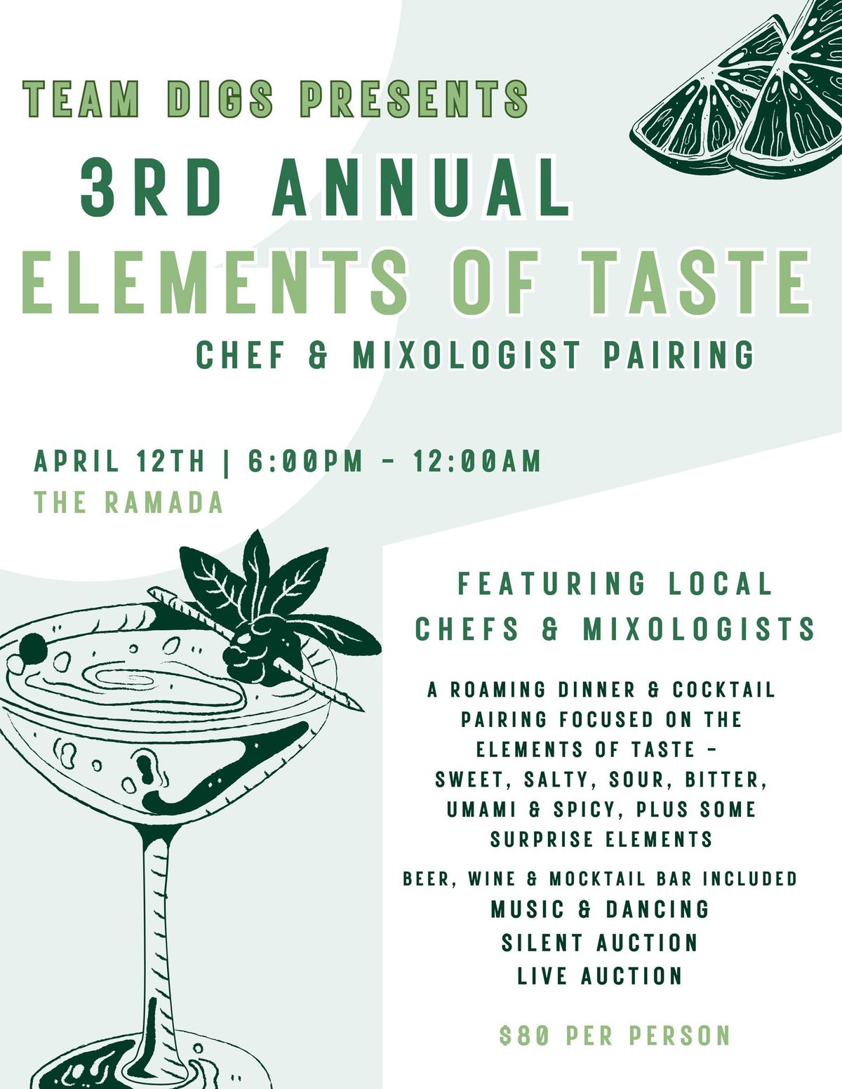 3rd Annual Elements of Taste