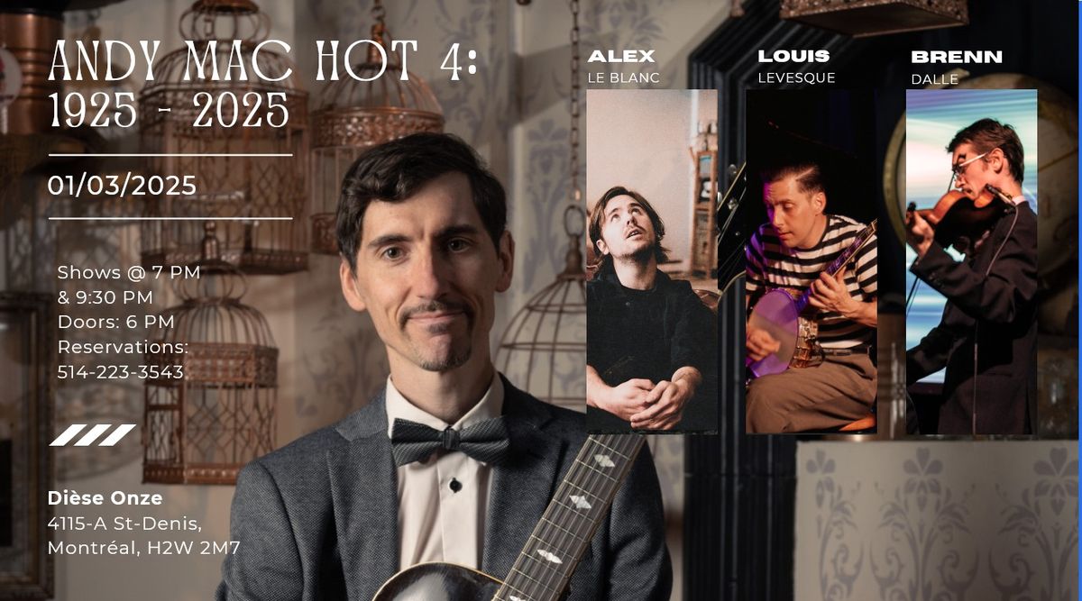 Andy Mac Hot 4 : EP Release