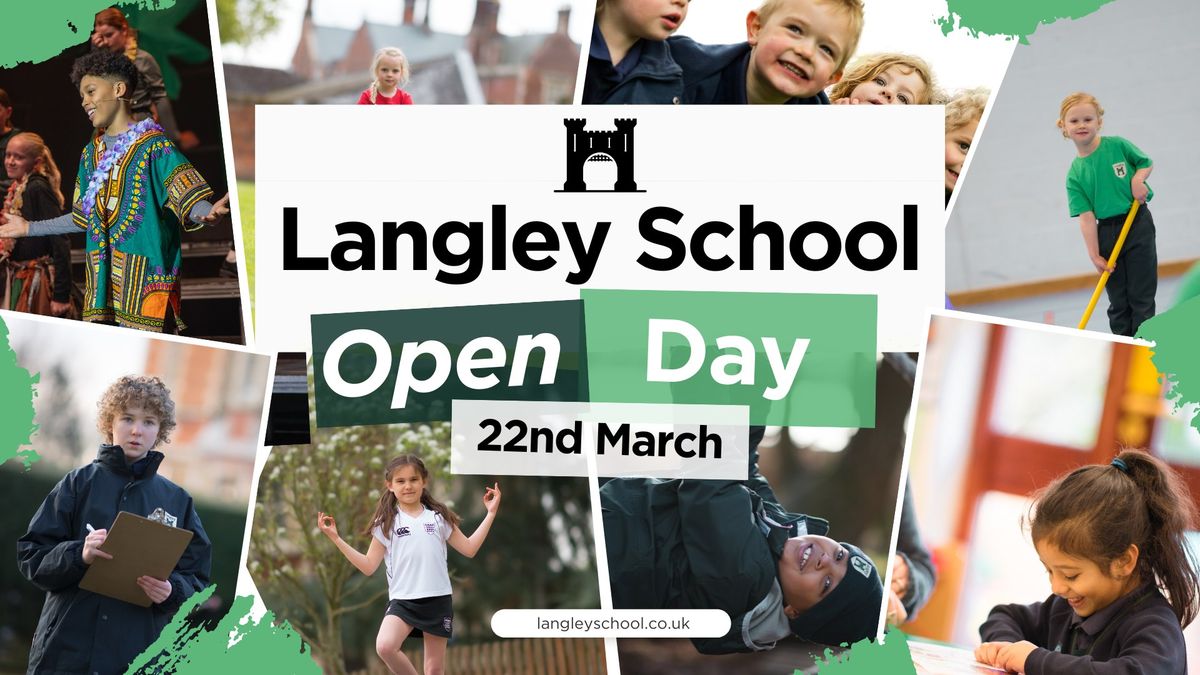 Langley School Nursery, Pre-Prep & Prep Open Day 