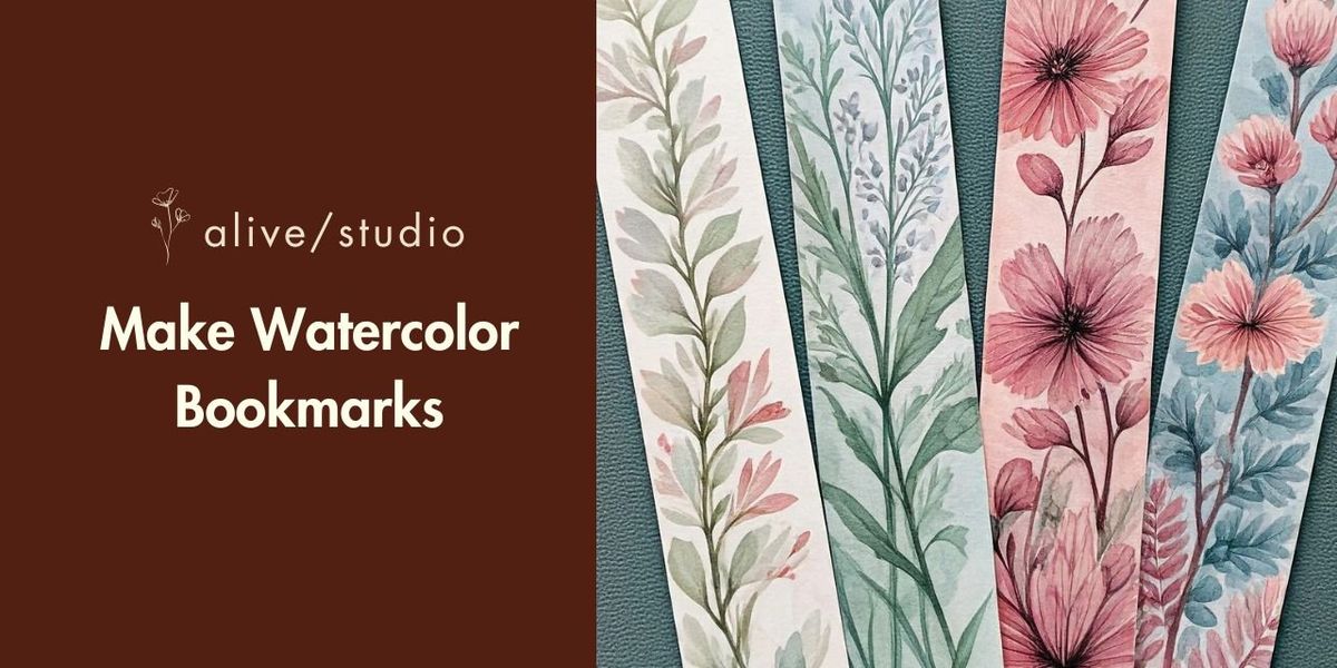 Make Watercolor Bookmarks