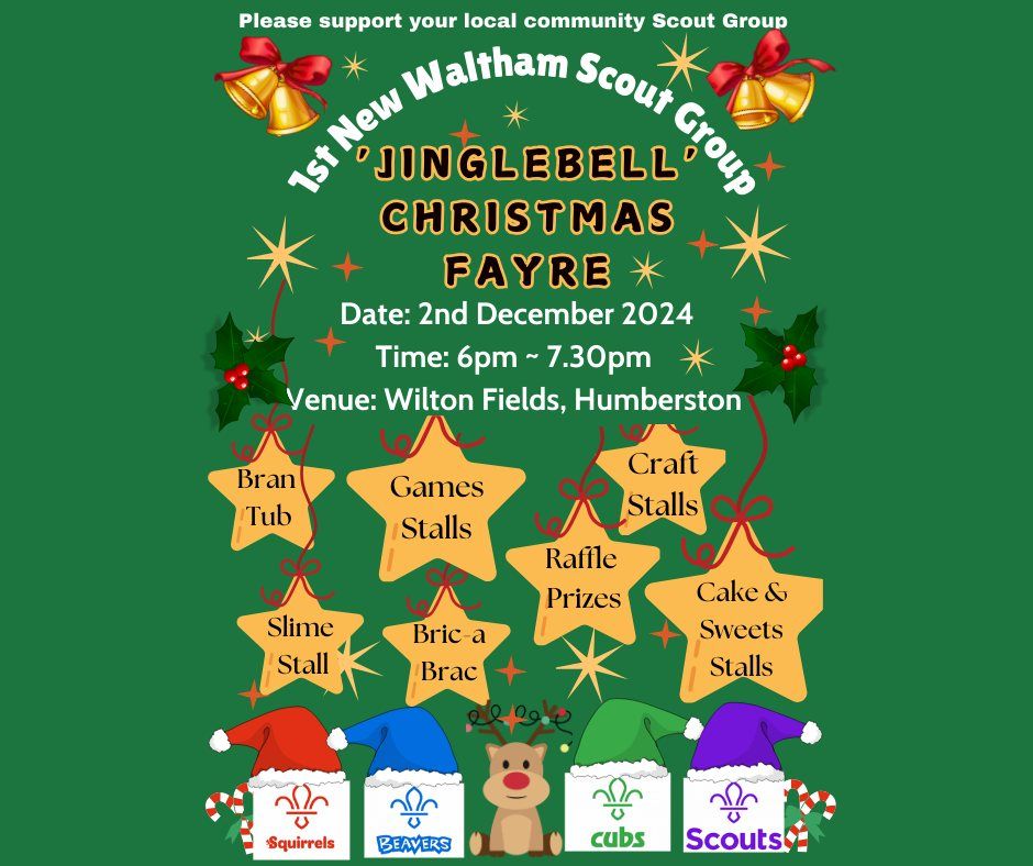 1st New Waltham 'Jinglebell' Christmas Fayre 2024