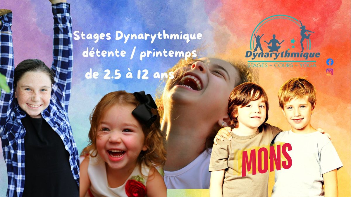 STAGE DYNARYTHMIQUE MONS D\u00e9tente-printemps  2025  