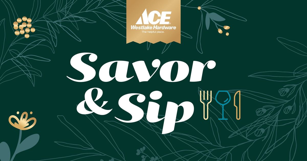 Savor & Sip In-store Event