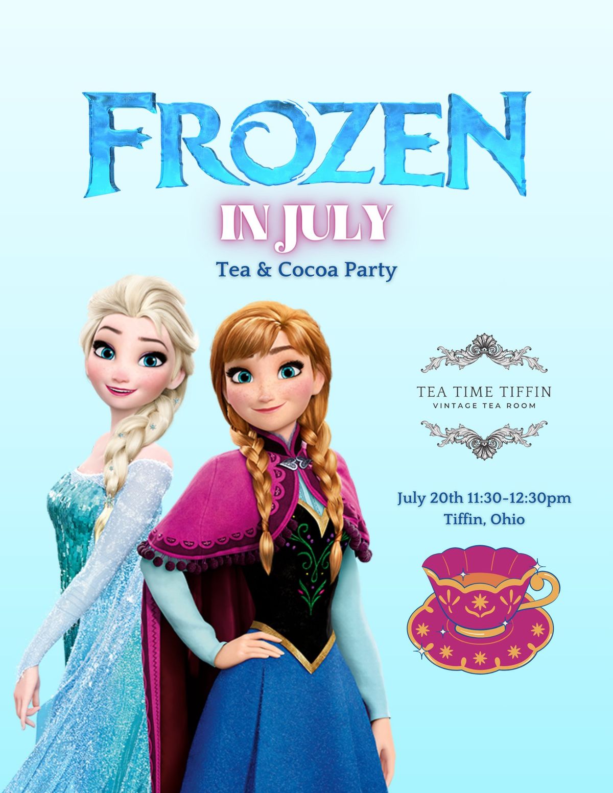 Frozen in July Tea & Cocoa Party