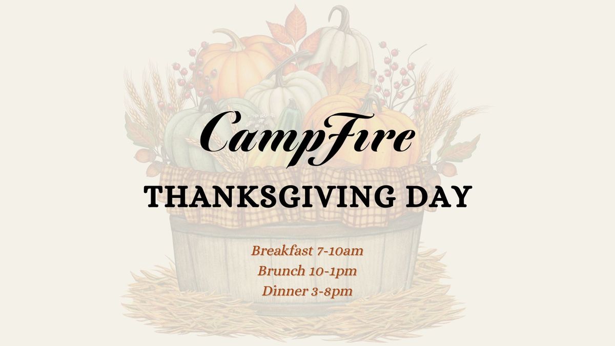 Campfire Thanksgiving Day!