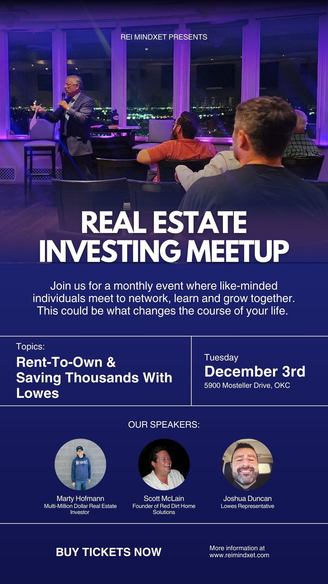 REAL ESTATE INVESTING EVENT - RENT TO OWN + LOWE'S REPRESENTATIVE 