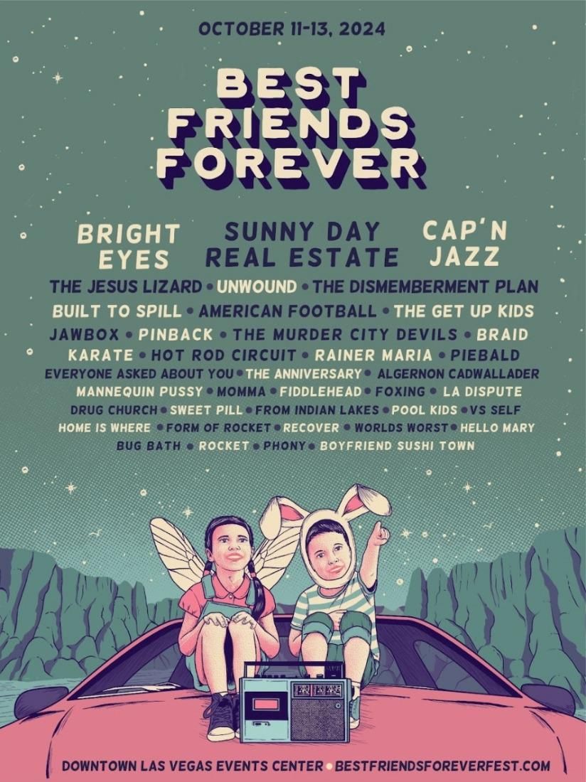 Best Friends Forever Festival (3-Day Pass) with Bright Eyes, Sunny Day Real Estate, Cap'n Jazz, and more