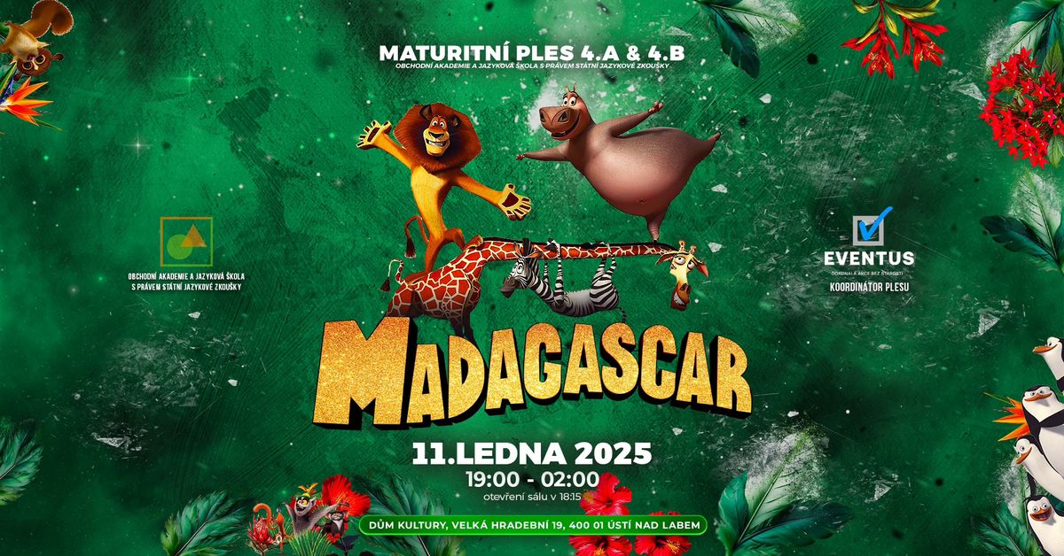 Maturitn\u00ed ples OA Pa\u0159\u00ed\u017esk\u00e1 - MADAGASKAR