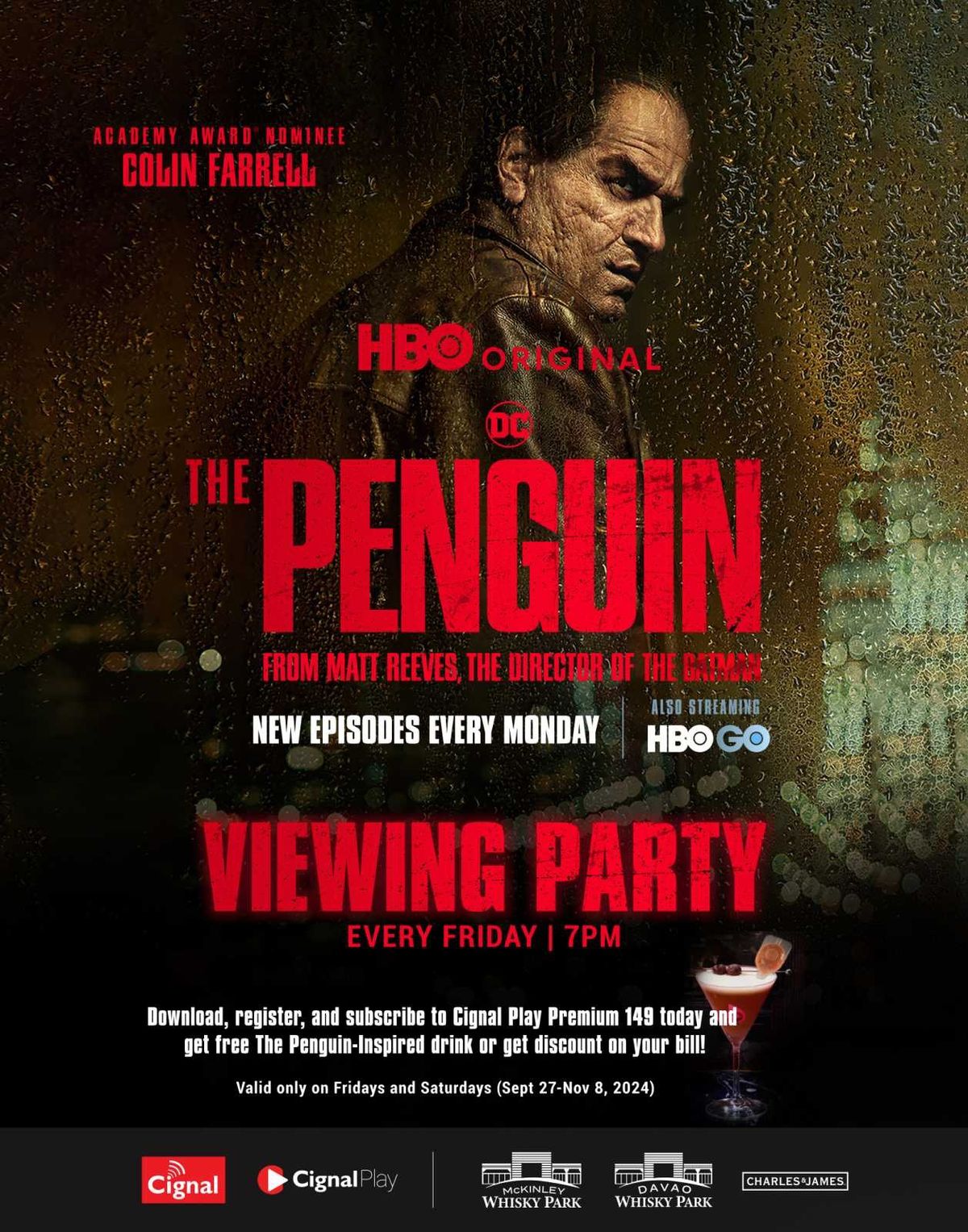 The Penguin: Weekly Episode Screenings