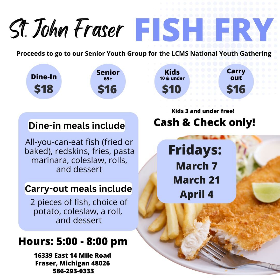 St. John Fraser Fish Fry