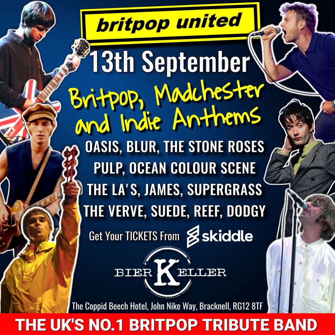 Britpop Tribute Band "BRITPOP UNITED" Live at Keller and Apr\u00e8s (Bracknell)