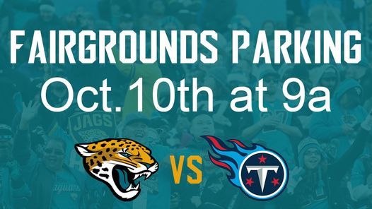 Fairgrounds Parking for Jaguars vs Titans