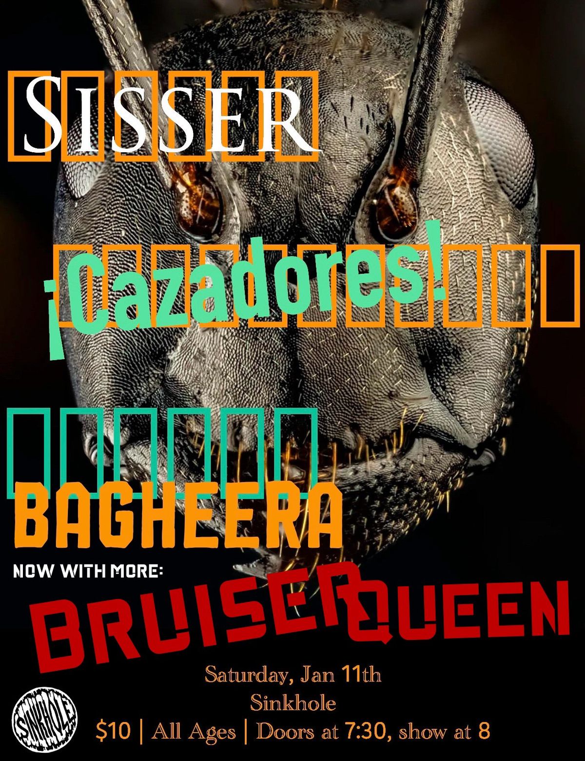 Sisser w\/ \u00a1Cazadores!, Bagheera, Bruiser Queen