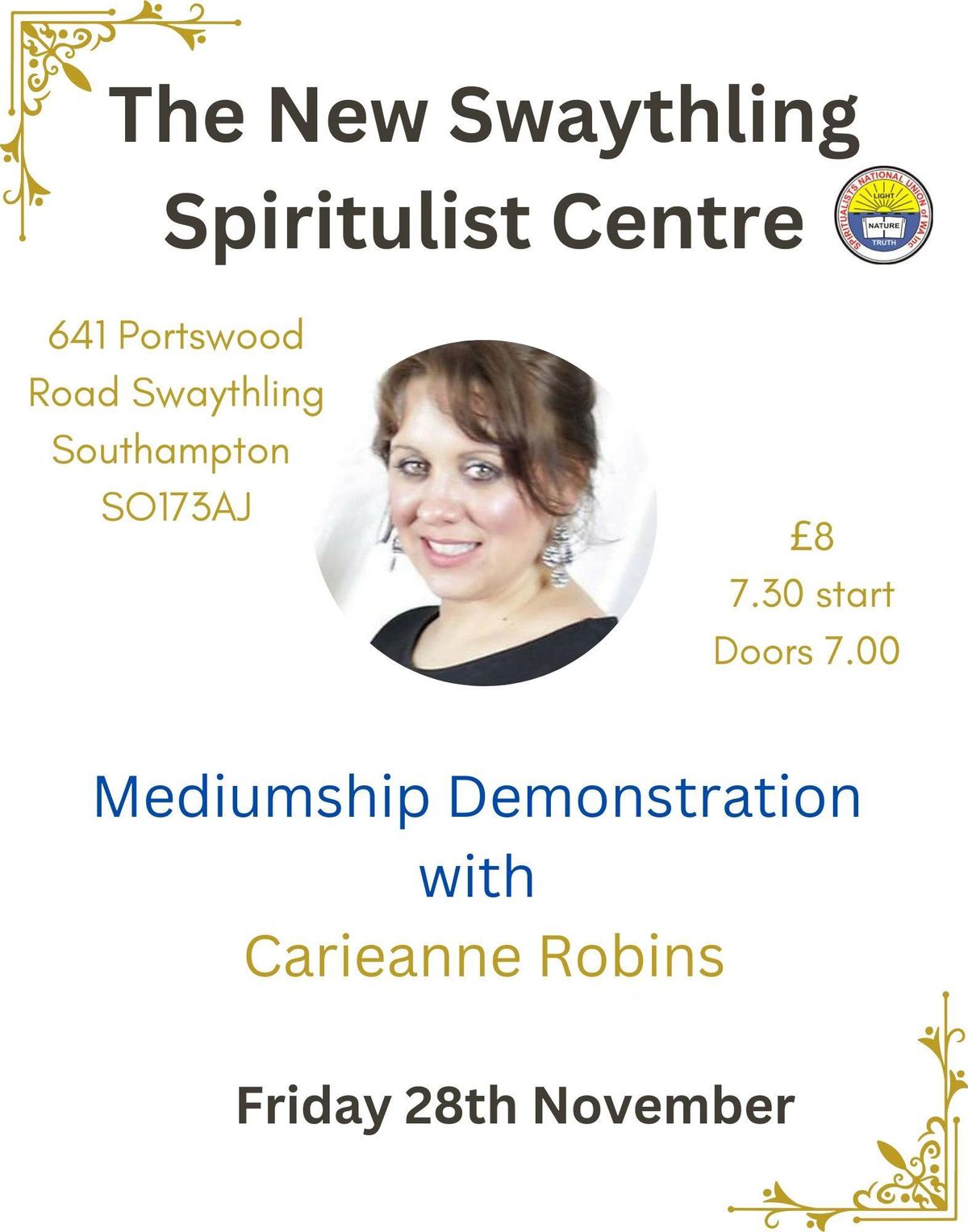 Mediumship Demonstration with Carieanne Robins 