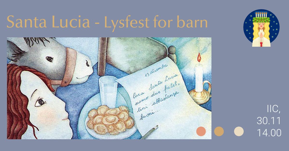 Santa Lucia \u2013 Lysfest for barn