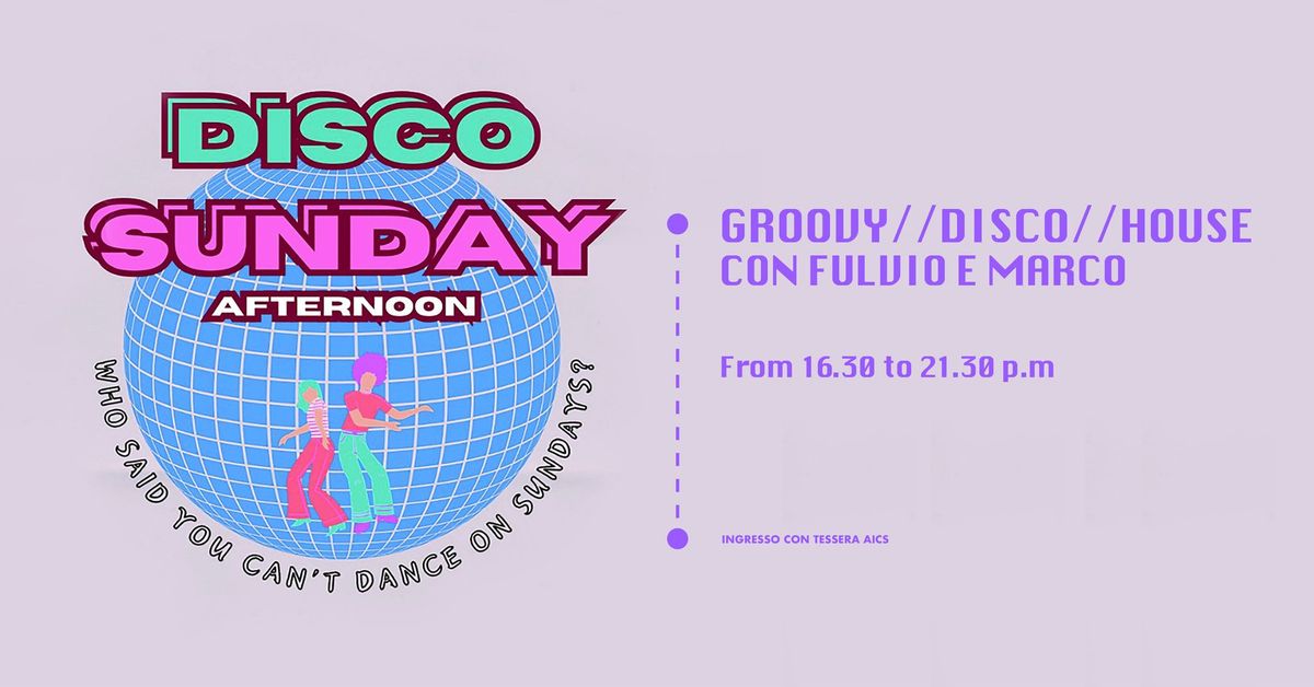 DISCO SUNDAY AFTERNOON | Groovy \/\/ Disco \/\/ House