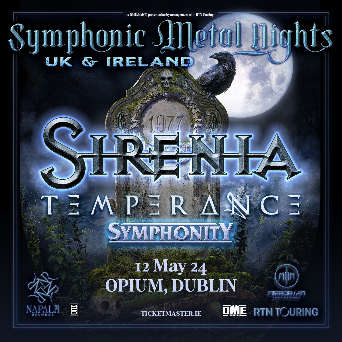 Sirenia + Temperance + Symphonity | Dublin