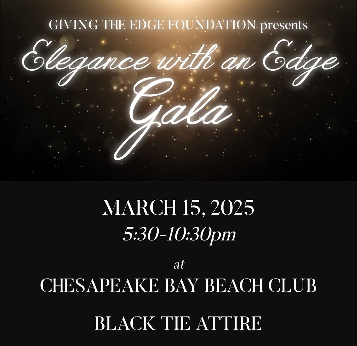 Elegance with an Edge Gala