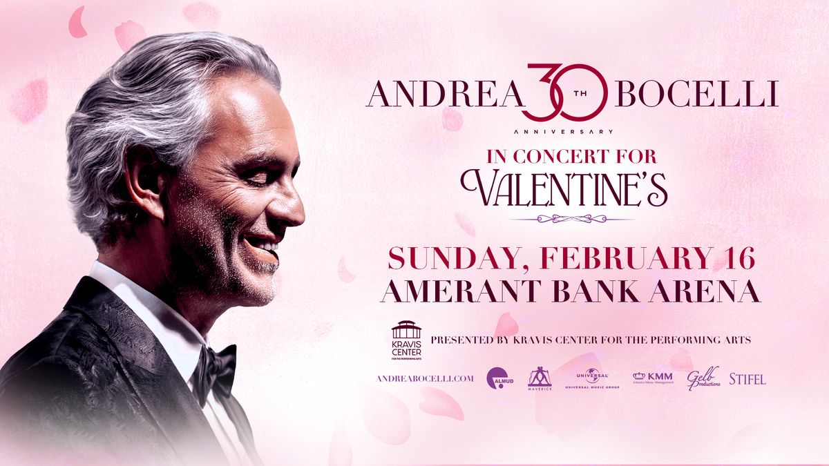 Andrea Bocelli - In Concert for Valentine's