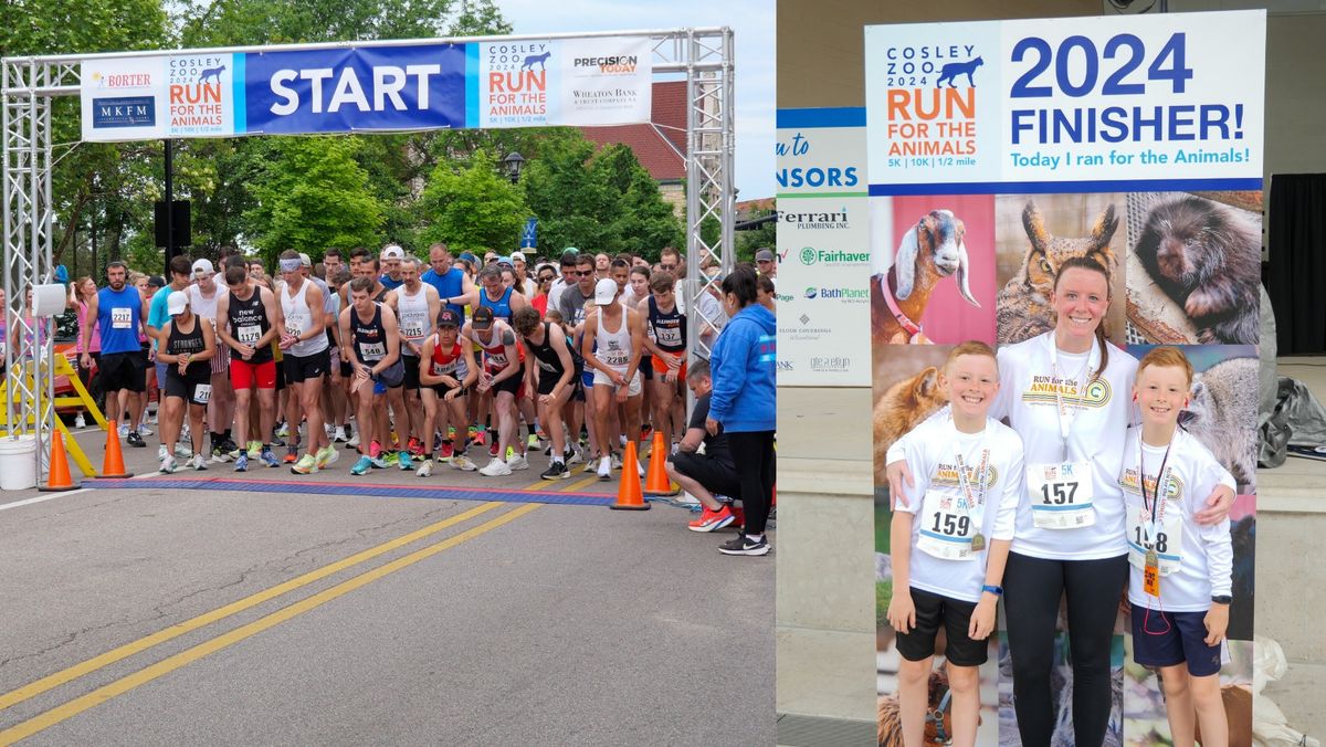 Cosley Zoo Run for the Animals 5K\/10K & Kids' 1\/2 Mile