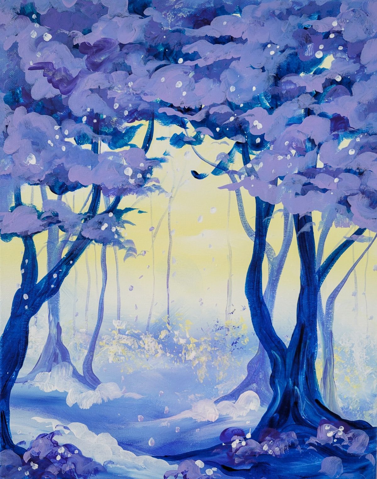 Paint + Sip: "Winter Forest" at Pro Re Nata