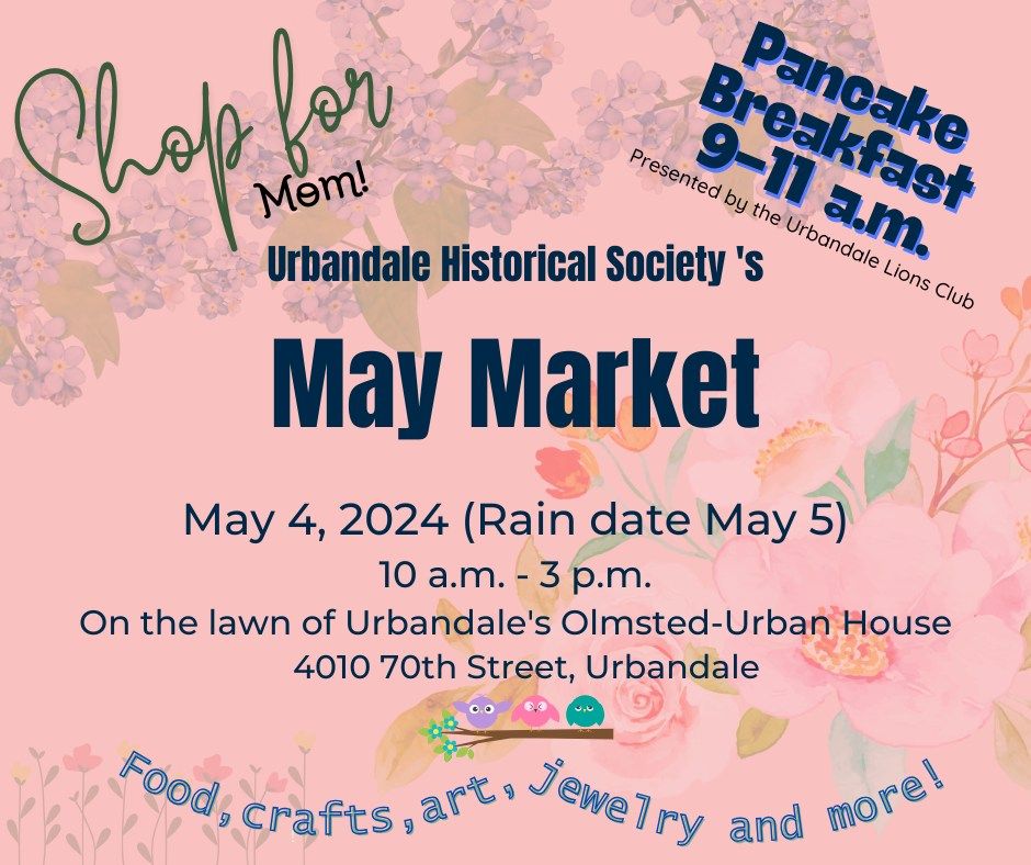 Urbandale Historical Society's May Market