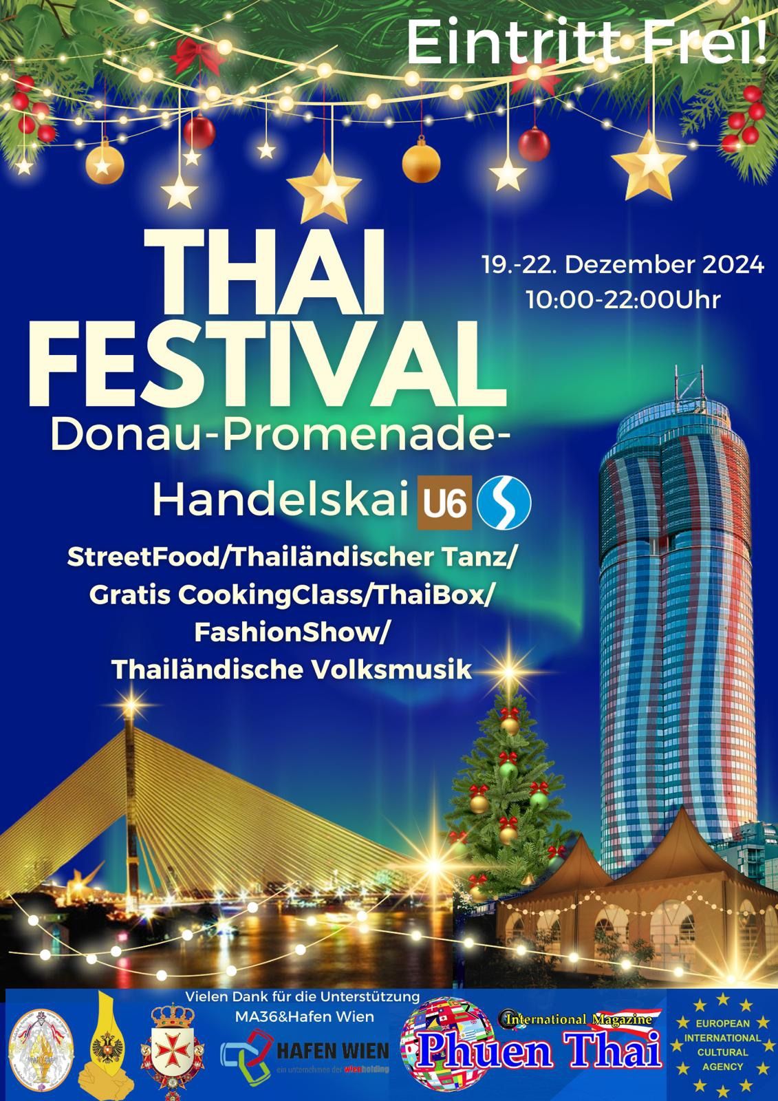 Thai Festival- Donaupromenade Handelskai Vienna