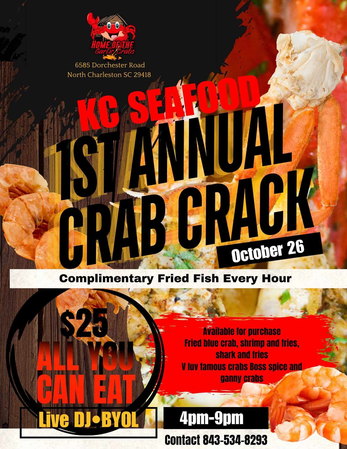 Kc seafood 1st annual crab crack