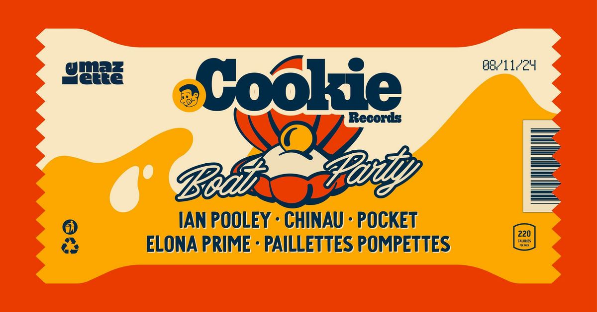 Cookie Records : Boat Party w\/ Ian Pooley, Paillettes Pompettes