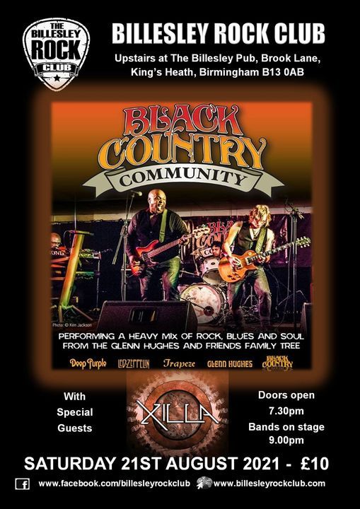 Black Country Community + Xilla - Entry \u00a310 on the door