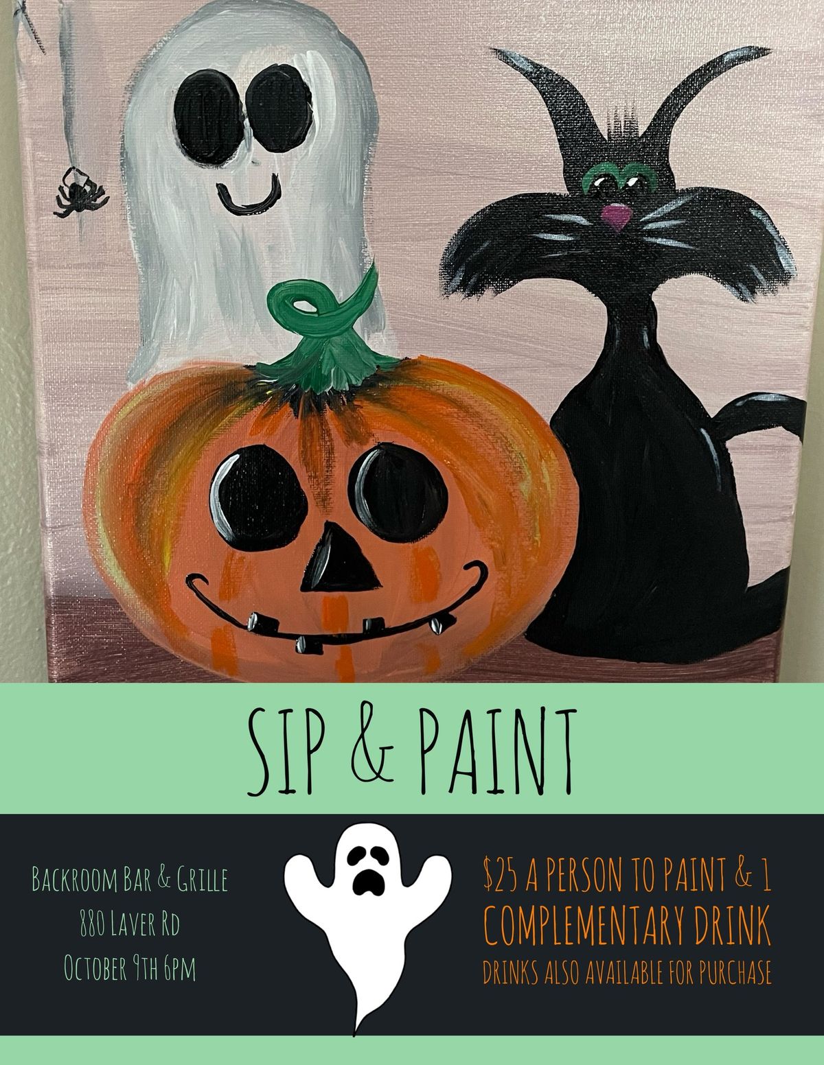 Sip & Paint at The Backroom