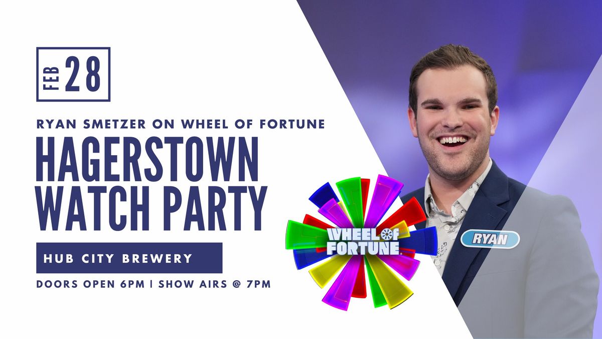 Ryan Smetzer on Wheel of Fortune | Hagerstown Watch Party