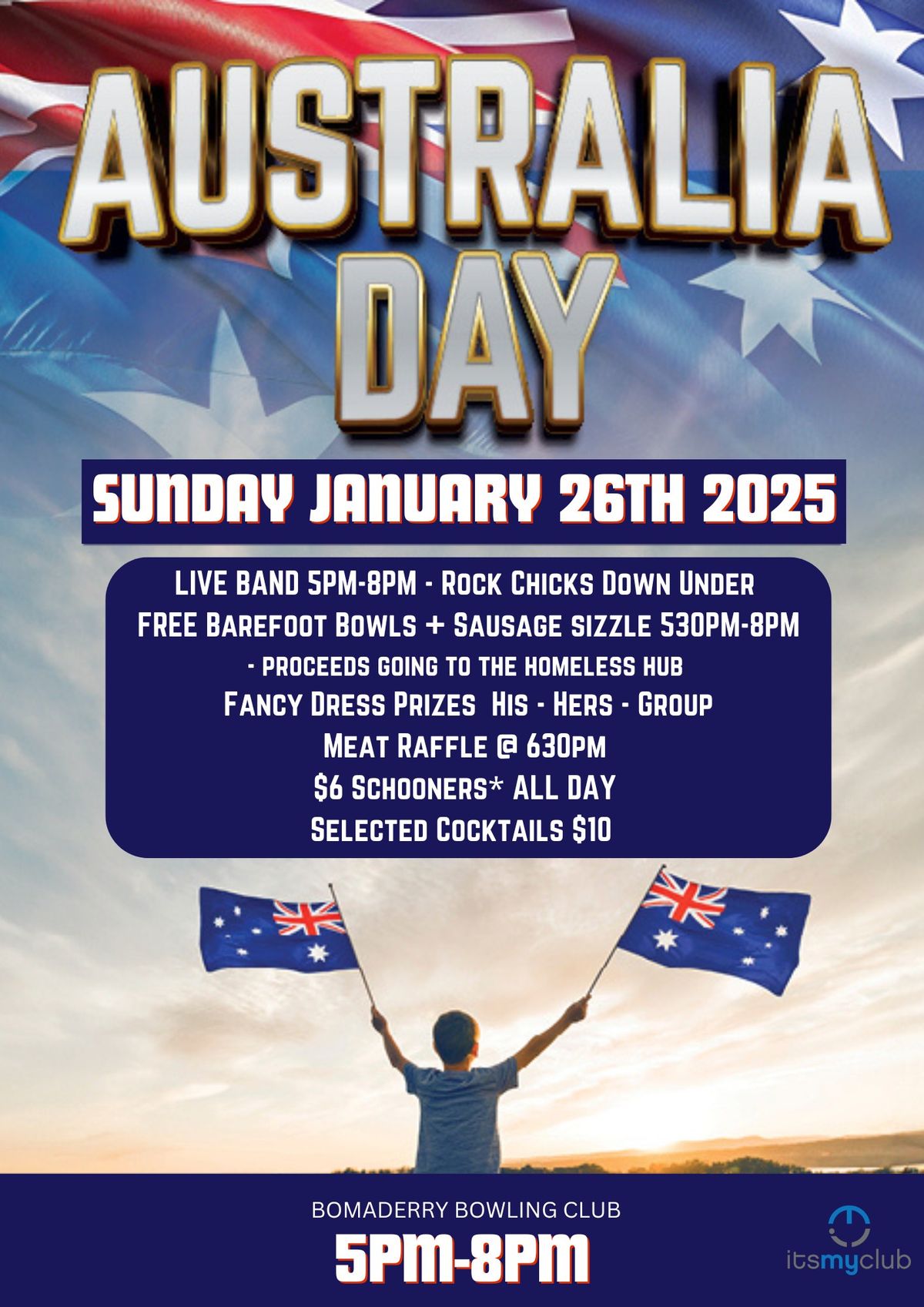 Australia Day @ Bomaderry Bowling Club 