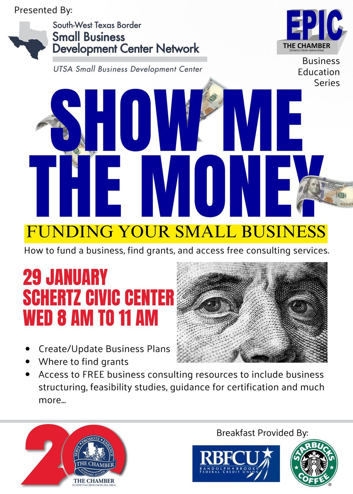 Epic Education-Business Series: Show Me The Money