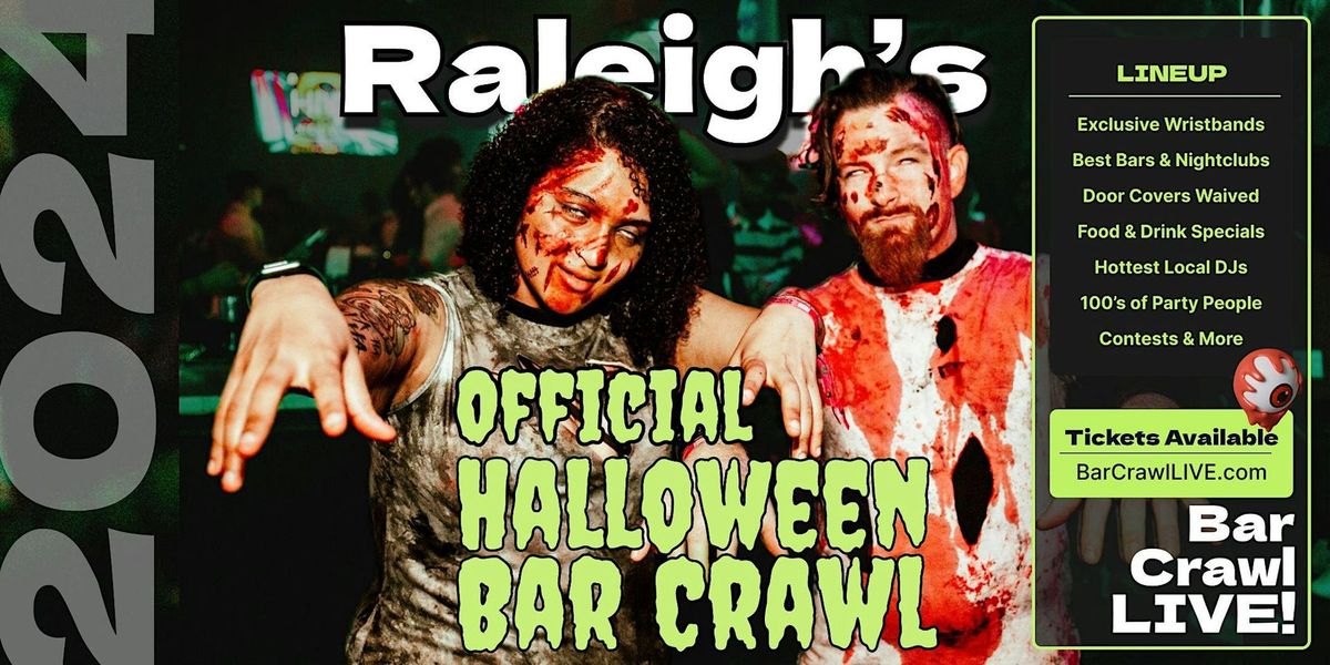 2024 Official Halloween Bar Crawl Raleigh Bar Crawl LIVE 3 Dates