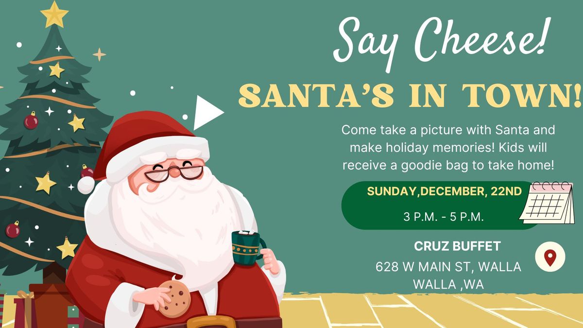 Come meet Santa at Cruz Buffet!