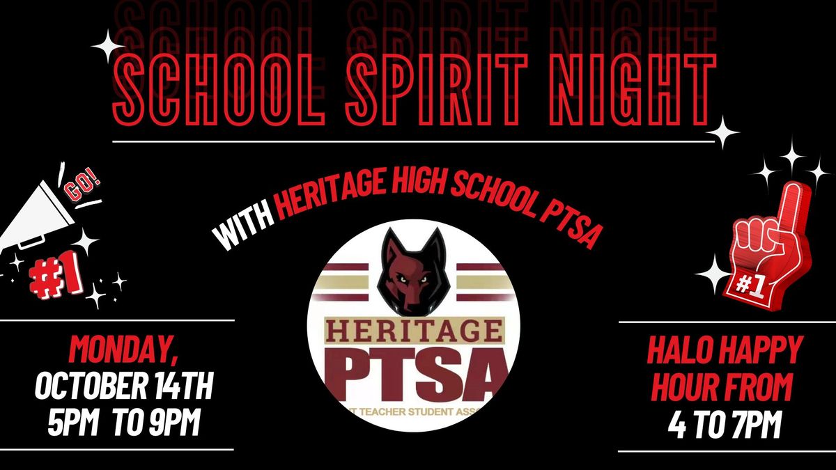 School Spirit Night - Heritage High School PTSA