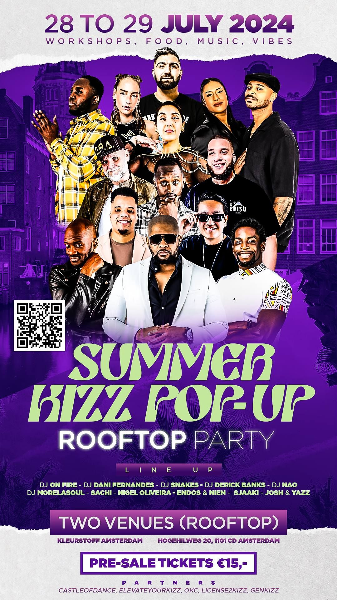 SUMMER KIZZ PopUp! #2 - SKP ROOFTOP  - AMSTERDAM 