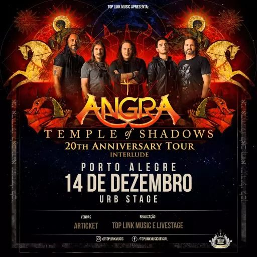 ANGRA na URB Stage | Porto Alegre\/RS