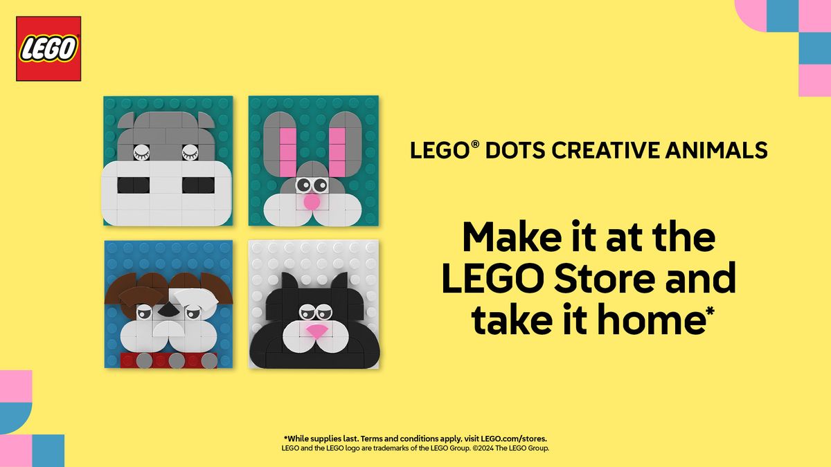 Build LEGO\u00ae DOTS Creative Animals