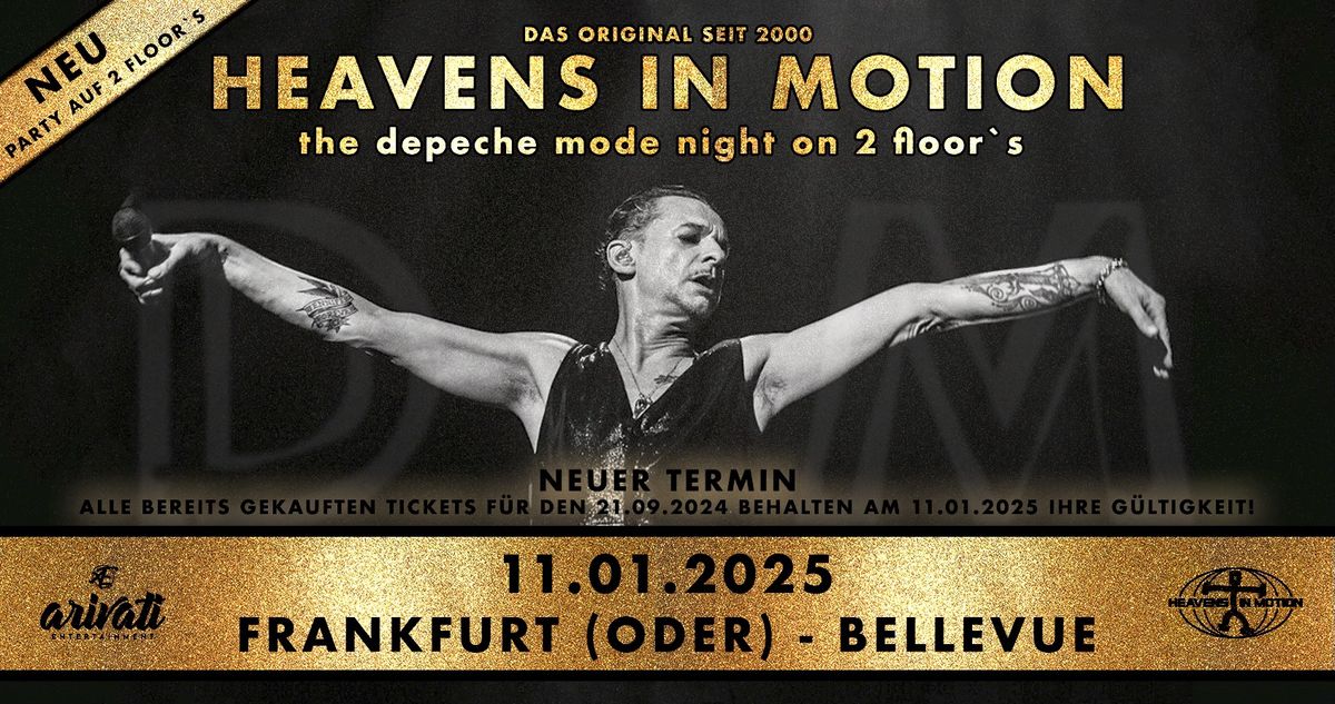 Heavens In Motion - The Depeche Mode & 80`s Night - 11.01.2025 - Frankfurt (Oder)