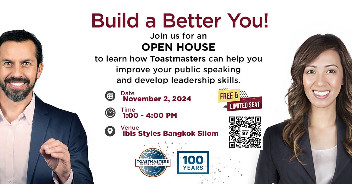 Toastmasters Event in Bangkok "Build a Better You!"