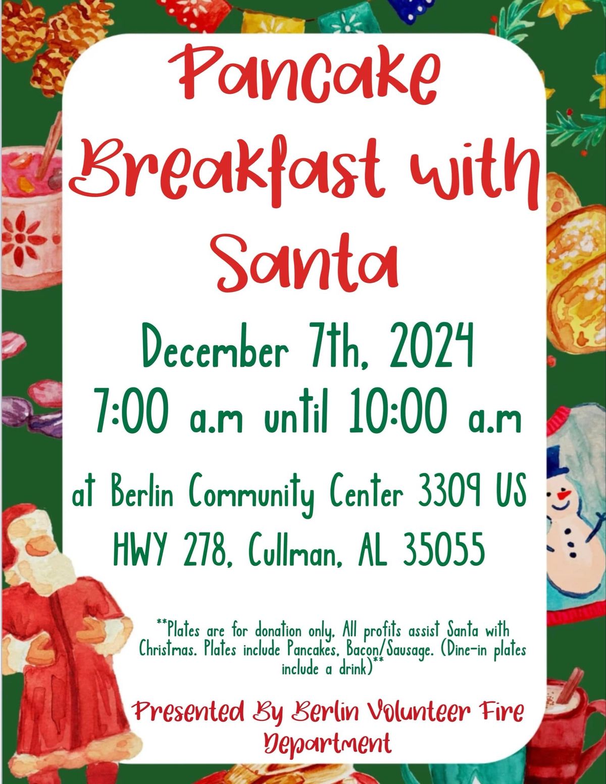 4th Annual Pancake Breakfast with Santa 