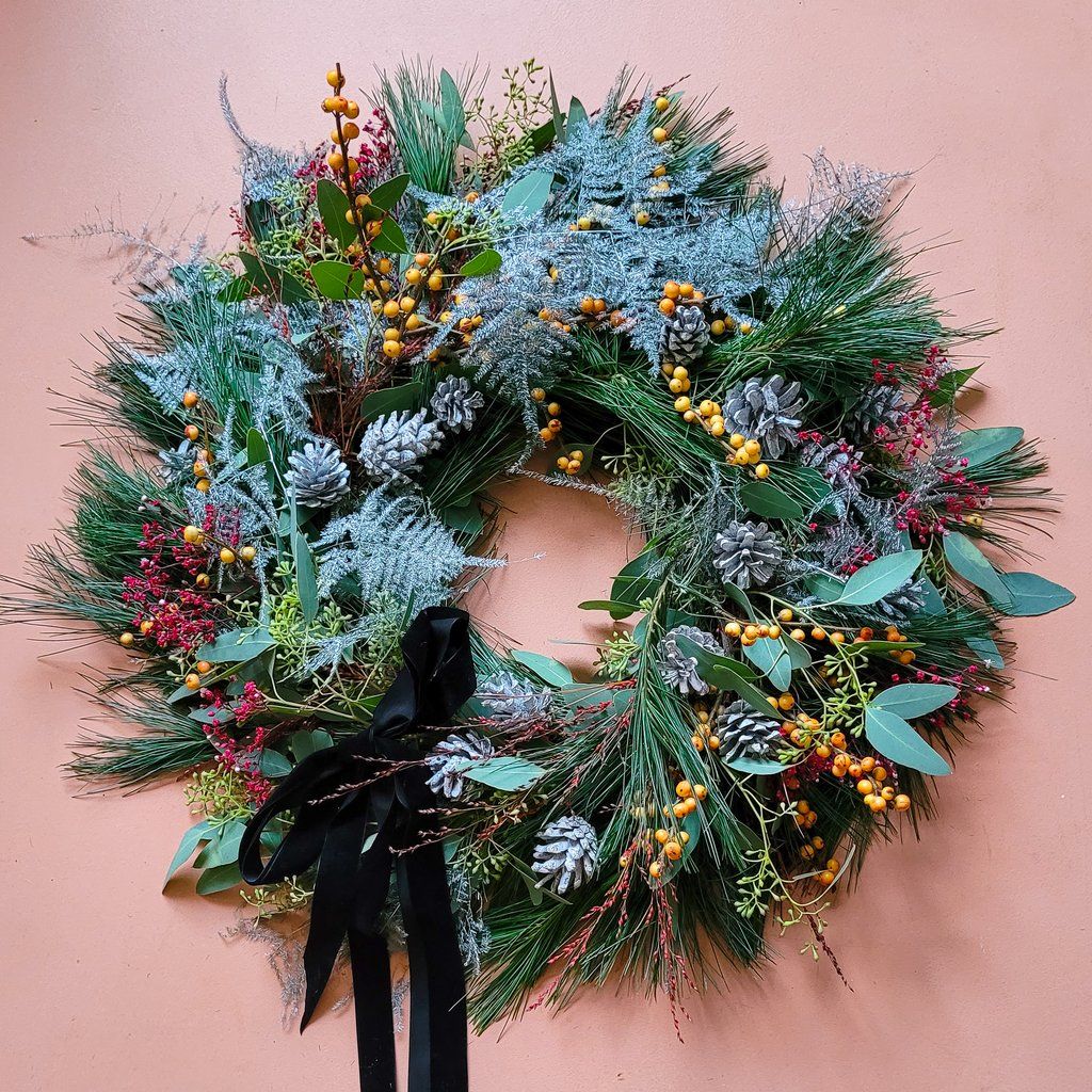 Festive Wreath Making & Fizz - Christmas with Funk & Bloom