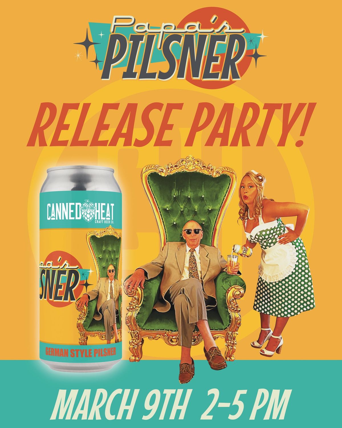 Papa\u2019s Pilsner Release Party with Little Miss and The Boom